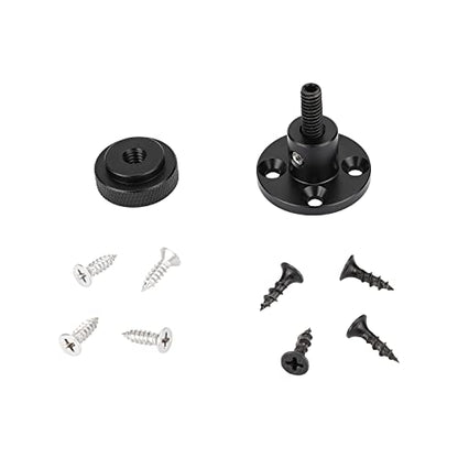 CAMVATE 1/4"-20 Male Thread Screw Support with Wall/Table Mount Round-Shape