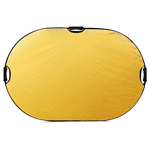 Selens 5-in-1 Oval Reflector with Handle for Photography Photo Studio Lighting & Outdoor Lighting (32 x 48 Inch) - size: 32 x 48 Inch Oval Reflector