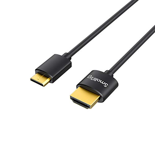 SMALLRIG C to A Cable, Ultra Thin Cable 55cm/1.8Ft, Super Flexible Slim High Speed 4K 60Hz HDR 2.0, Fits for Sony HDR-XR50, for Nikon Z6 Z7 for Canon EOS RP, EOS R - 3041 - size: 55CM(C to A)