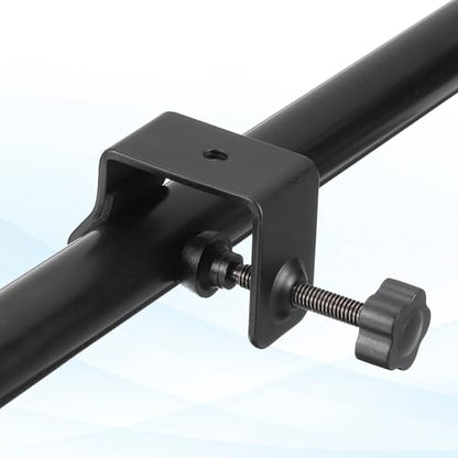 PATIKIL Metal Universal C-Clamp, Heavy Duty g Clamp Base with 1/4" Male Thread 0-30 mm Clamping Range Stand Mounting Accessory Cabinet for Camera Desktop Mount Holder Tube, Black