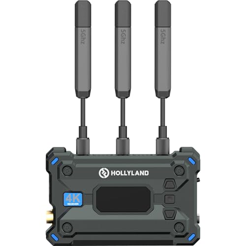 Hollyland Pyro S 4K HDMI SDI Wireless Video Transmission System, 1300 ft Range, 50ms Latency (Bundle)