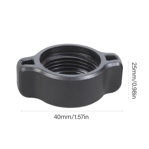 Heavy Duty 17mm Female Ball Socket to 1/4-20 Male Screw Adapter Converter for Camera Mounts Accessories Black