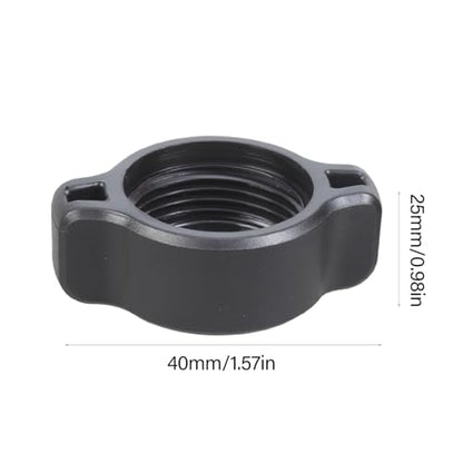 Heavy Duty 17mm Female Ball Socket to 1/4-20 Male Screw Adapter Converter for Camera Mounts Accessories Black