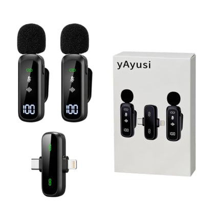 yAyusi Magnetic Vlogging Kit for iPhone/Android, 71" Auto Face Tracking Tripod for iPhone with Light, Magnetic Microphone/Remote Control, Content Creator Essentials Starter Kit for TikTok and YouTube