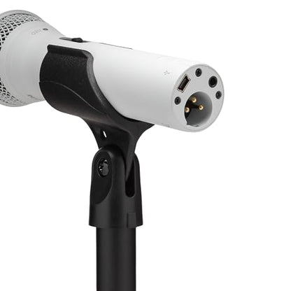 SAMSON Q2U Handheld Dynamic USB Microphone Recording and Podcasting Pack (White)