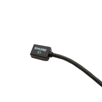 Shure WL93 Series Subminiature Condenser Lavalier Microphones,WL93- Black, with 4-Foot (1.2 m) Cable - style: Black (4-foot cable)