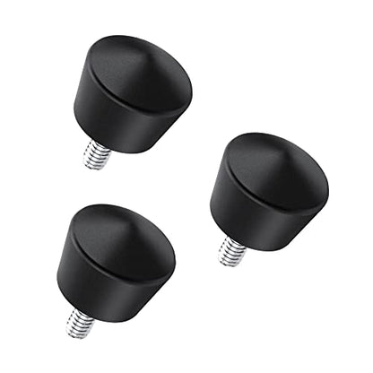 K&F CONCEPT Universal Anti-Slip Rubber Tripod Foot Spikes Compatible with 1/4 inch Thread Tripod Monopod Legs Feet Replacement Parts (3 PCS) - size: 3pcs Pointes Antidérapantes