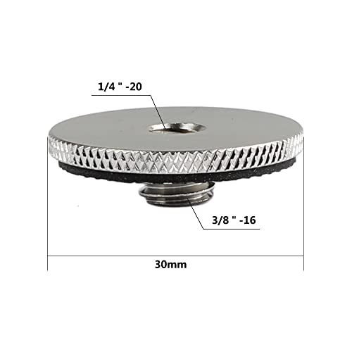 CAMVATE 1/4" Female to 3/8" Male Adapter for Camera Tripod and QR Plate