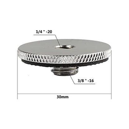 CAMVATE 1/4" Female to 3/8" Male Adapter for Camera Tripod and QR Plate