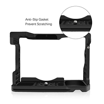 A7ii A7Riii A7iii cage,A9 / A7III / A7M3 / A7Riii / A7ii Camera Cage for Sony A9 A7M3 A7III A73 A7RIII A7R3 A7II Camera Case Rig Cold Shoe