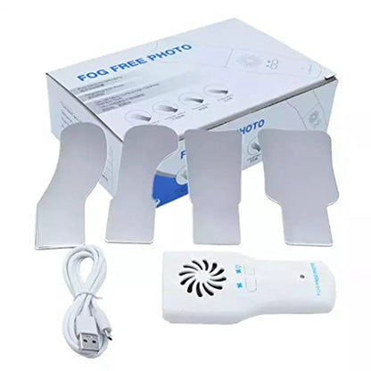 Dental Photography Mirrors Anti-Fog Intraoral Mirrors with LED Handle, Double-Sided Reflector Orthodontics Mirror Dental Care Kits