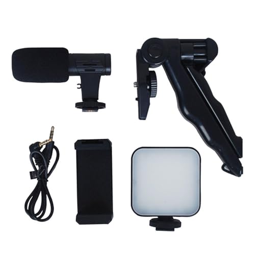 Smartphone Camera Video Kit | Content Creator for Podcast and VloggingSmartphone Vlogging Kit with LED Light for Video Live Streaming Recording