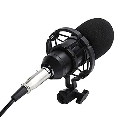 Nikou Microphone Condenser Computer Streaming Broadcasting Singing Device BM800 Recording Kit USB Mic with Shock Mount for Live Broadcast