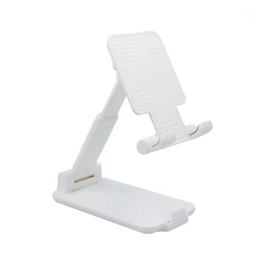 Desktop Phone Holder Stand Phone Support Adjustable Angle Height Cell Phone Stand Universal for iPhone 17 16 15 14 13 pro max，All Smart Phones (White) - color: White