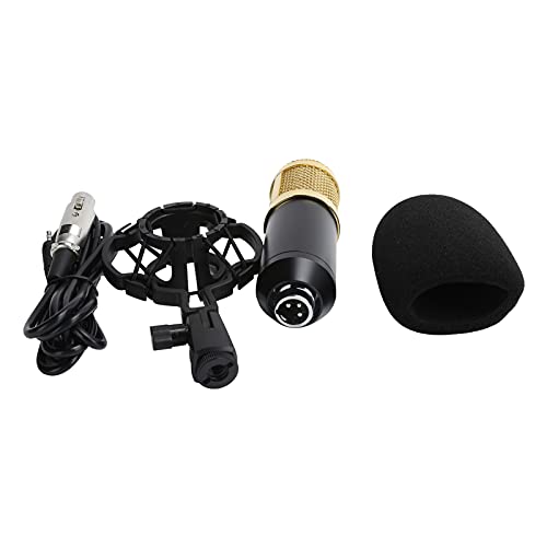 Nikou Microphone Condenser Computer Streaming Broadcasting Singing Device BM800 Recording Kit USB Mic with Shock Mount for Live Broadcast