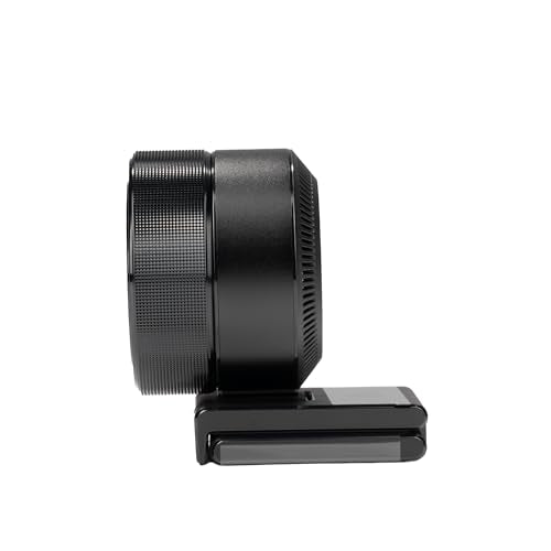 Razer Kiyo Pro Ultra 4K Webcam: Large Sensor - Auto Light Correction - Built-in Mic and Shutter, Pro Grade Content Creation, Streaming, Gaming Bundle with Cleaning Kit