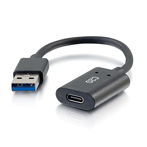C2G 6in USB-C Female to USB-A Male SuperSpeed USB 5Gbps Adapter Converter