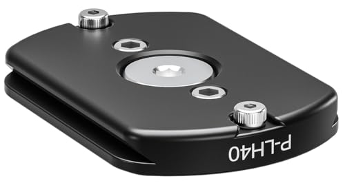 Leofoto P Series QR Base Plates, Quick Link Head Base, Anti-Twist Screws, Arca Compatible (P-LH40) - size: P-LH40