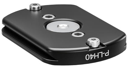 Leofoto P Series QR Base Plates, Quick Link Head Base, Anti-Twist Screws, Arca Compatible (P-LH40) - size: P-LH40