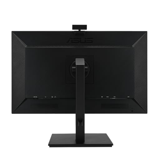 ASUS 27” 1080P Video Conference Monitor (BE279QSK) - Full HD, IPS, Built-in Adjustable 2MP Webcam, Mic Array, Speakers, Eye Care, Wall Mountable, Frameless, HDMI, DisplayPort, VGA, Height Adjustable - style: 27" Webcam Mic Array