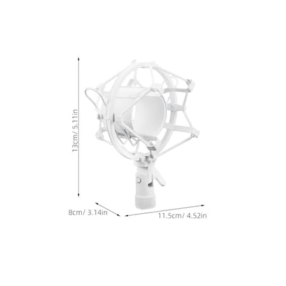 ERINGOGO Microphone Shock Mount: Anti Shock Mic Holder Bracket - Anti-Vibration Suspension Mount Holder Clip for Diameter 47mm-52mm Microphone