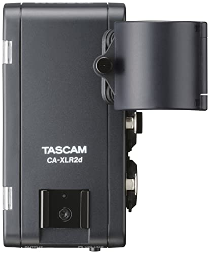 Tascam Canon Kit XLR Microphone Adapter for Mirrorless Cameras, Black (CA-XLR2d-C)