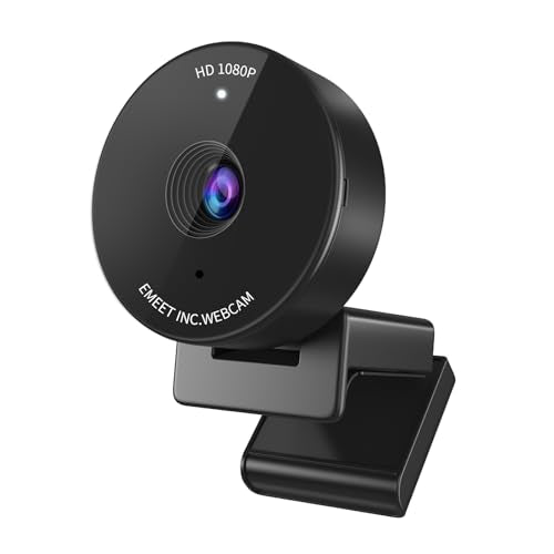 EMEET C950 Webcam for PC, 1080P Webcam with Microphone&Privacy Cover, Auto Light Correction, 70° FOV for Personal Use, Plug&Play Web Cam Protect Data, Perfect for Office Professionals&Remote Workers - style: 1080P Safe Privacy Cover
