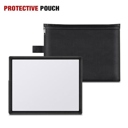 REFLEX CAMERA Universal Softbox Flash Diffuser 30×20cm (11.8×7.9in) for DSLR Camera Speedlite | Foldable Portable Light Modifier for Flash | Soft Even Lighting with Storage Pouch - size: 30×20cm (11.8×7.9in)