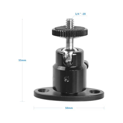 CAMVATE 1/4"-20 Mini Ball Head with Ceiling Mount for CCTV & Video Mount