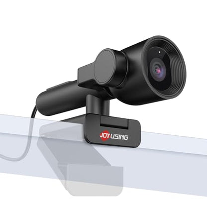 JOYUSING FlexCam10 4K Eye Contact Webcam for PC, 4 Modes in 1 Webcam with Microphone, PDAF Autofocus, 2 Noise-Cancelling Mics, 79° FOV, for Conference, Streaming, Facetime Zoom/Teams/Google Meet