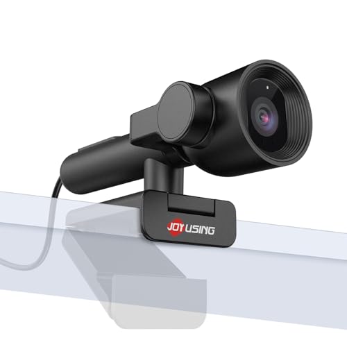 JOYUSING FlexCam10 4K Eye Contact Webcam for PC, 4 Modes in 1 Webcam with Microphone, PDAF Autofocus, 2 Noise-Cancelling Mics, 79° FOV, for Conference, Streaming, Facetime Zoom/Teams/Google Meet