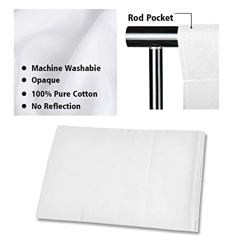 SLOW DOLPHIN Photo Video Studio 10 x12ft 100% Cotton White Muslin Backdrop with 10 x 10ft Stand Photography Background Support System Kit Clamp, Clips,Carry Bag