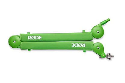 RØDE PSA1+ Professional Studio Arm with Spring Damping and Cable Management (Green) | Parallelogram Spring Design, Supports 94g-1.2kg, 37 Horiz and 34 Vert, Includes Clamp, Desk Insert and 3/8→5/8 Adapter - color: Green