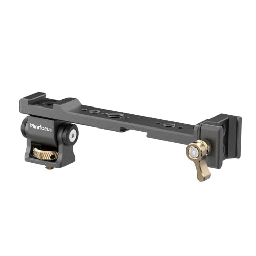 Adjustable Camera Monitor Mount with Quick Release NATO Clamp, Cold Shoe Mount, 360° Rotatable Field Gimbal Monitor Holder for DJI RS 4 Mini/RS 4 / RS 4 Pro/RS 2 / RSC 2 / RS 3 / RS 3 Pro/RS 3 Mini - color: W2203