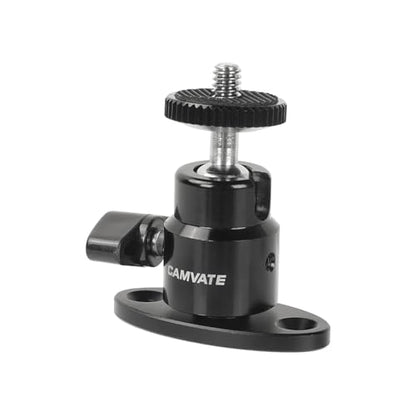 CAMVATE 1/4"-20 Mini Ball Head with Ceiling Mount for CCTV & Video Mount