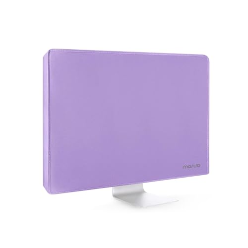 MOSISO Monitor Dust Cover 22, 23, 24, 25 inch Anti-Static Dustproof LCD/LED/HD Panel Case Computer Screen Protective Sleeve Compatible with iMac 24 inch, 22-25 inch PC, Desktop and TV, Purple - color: Purple, size: 22-25 inch