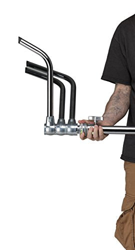 Kupo 40" C-Stand Turtle Base Professional Grip Stand with Detachable Base, Two Riser/Three Section Design, Heavy-Duty Steel Construction, Silver (KS704312) - color: Silver, style: 40" Turtle Base