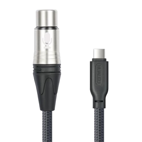 3.3FT Female XLR to USB C Micphone Cable,USB C to XLR for Dynamic Microphone iPhone 15,ipad,Notebook,Tablet - color: enhanced version, size: 3.3FT