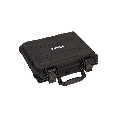 MEIJIA All Weather Waterproof Hard Camera Case,Hard Case,With Customized Fit Foam Included, Elegant Black,Fit for Drones,camera,lens (13.39"x11.61"x3.93") - size: 13.39"x11.61"x3.93"