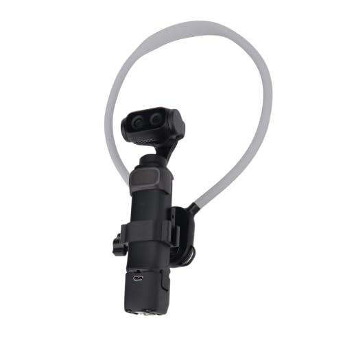 Camera Neck Strap Bracket for Insta360 Luna Ultra, First-Person Chest Strap Camera Neck Mount with Dual Cold Shoe Mount for POV/Vlog Selfie Video Recording
