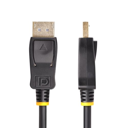 StarTech 9.8ft Active DP to HDMI 2.0b Cable, 4K 60Hz, HDR | 3m, 4:4:4 RGB, 8-bit dithering, 7.1ch audio, HDCP 1.4/2.3, Backward compatible 4K 30Hz, Latching, DisplayPort to HDMI 2.0b