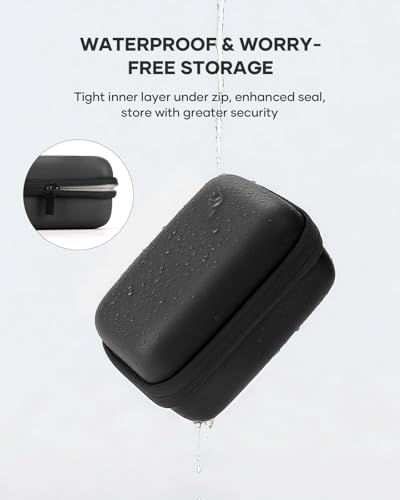 KODAK PIXPRO FZ45 Case Kit – Shockproof Drop-Resistant Hard Case + Silicone Cover, Organized Storage for Battery/SD Card, Anti-Scratch Dustproof, Slim Ergonomic Grip, Black - color: Black