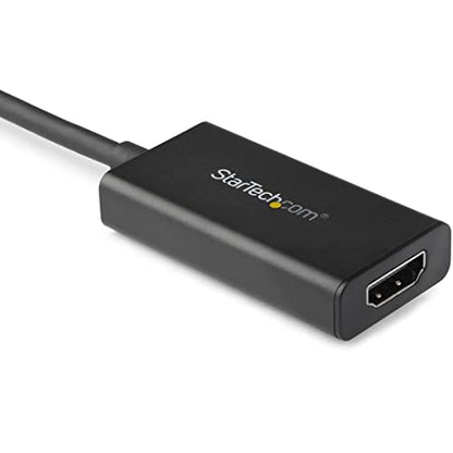 StarTech.com DisplayPort to HDMI Adapter - 4K 60Hz HDR10 Active DisplayPort 1.4 to HDMI 2.0b Video Converter - 4K DP to HDMI Adapter Dongle for Monitor/Display/TV - Latching DP Connector (DP2HD4K60H)