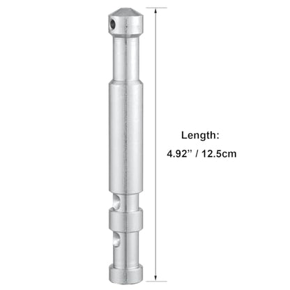 PHOCUS 4.92inch Long Double Stud 5/8" Baby Pin Attach with Super Clamp, Grip Head for Photography Lighting