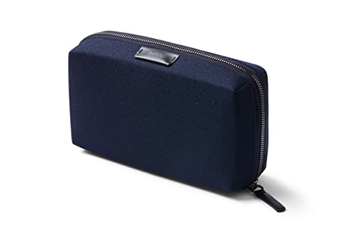 Bellroy Tech Kit (Tech Accessories Organizer Pouch, Zipper Closure Design, Stores Power Bank, Phone Charger, Cables & More, Internal) - color: Navy