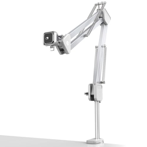ULANZI TH04 Overhead Camera Mount with Magic Arm and 1/4" Ball Head, 360° Rotatable Camera Desk Mount, Desk Tripod with Uka Quick Release Setup for DSLR Cameras/Webcam/iPhone/Ring Light/Microphone