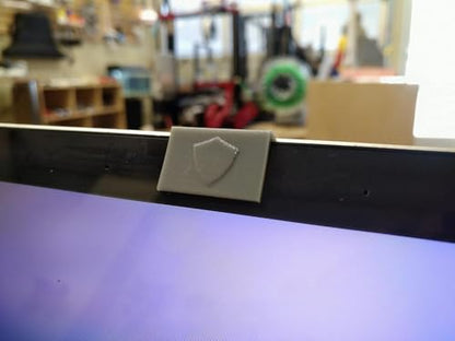 Privacy Shield Camera Cover for Laptops (Black, 6mm) - size: 6mm