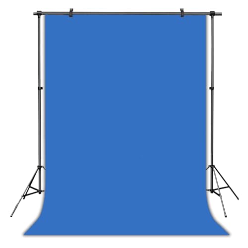 Blue Photography Backdrop Studio Photography Film & Television Portraiture Interview Programs Product Display Home Videos Parties Exhibition Halls Wedding Backdrops 5x7FT - color: Blue, size: 5x7FT