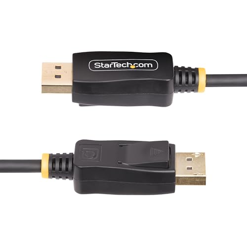 StarTech 9.8ft Active DP to HDMI 2.0b Cable, 4K 60Hz, HDR | 3m, 4:4:4 RGB, 8-bit dithering, 7.1ch audio, HDCP 1.4/2.3, Backward compatible 4K 30Hz, Latching, DisplayPort to HDMI 2.0b