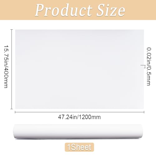 GORGECRAFT White PVC Backdrop 120x40cm/47.24x15.75inch Food Photography Background Matte Waterproof Vinyl for Product Video Photo Studio Shooting Flat Lay Cosmetics Jewelry - color: White